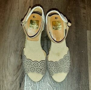Kanna Taupe Espadrille Sandals